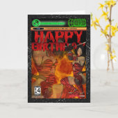 Kaart 14, veertien van de Verjaardag van de (Gele Bloem)