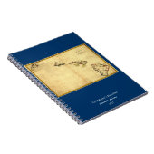  kaart 1837 Hawaii - Hawaiiaanse eilanden Notitieboek (Rechterzijde)