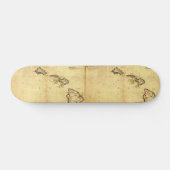  kaart 1837 Hawaii - Hawaiiaanse eilanden Skateboard (Horizontaal)