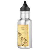  kaart 1837 Hawaii - Hawaiiaanse eilanden Waterfles (Rechts)