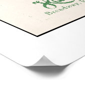 Kaart 1914, Madera to Coarse Gold Poster (Hoek)