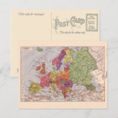  kaart, 1920, Europa Briefkaart (Voorkant / Achterkant)