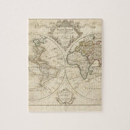 Kaart 2 legpuzzel (Verticaal)