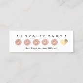 Kaart 6 Punch Makeup White Rose Blue Spark (Achterkant)