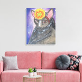 Kaart#8 Canvas Afdruk (Insitu (Woonkamer))