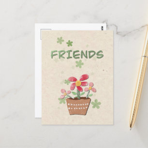 Kaart aan mijn vrienden dank je wel