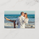 Kaart aangepaste foto QR-code RSVP-behuizing (Voorkant)