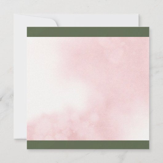 Kaart Aankondiging van aangepaste bruiloft (Achterkant)