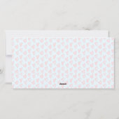 Kaart Aankondiging van persoonlijke pasgeboren fot (Achterkant)