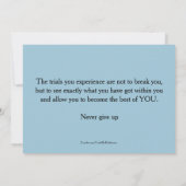 Kaart - Aanmoediging - proefnemingen (Achterkant)