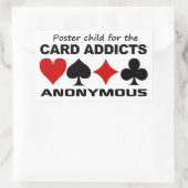 Kaart Addict stickers (Tas)