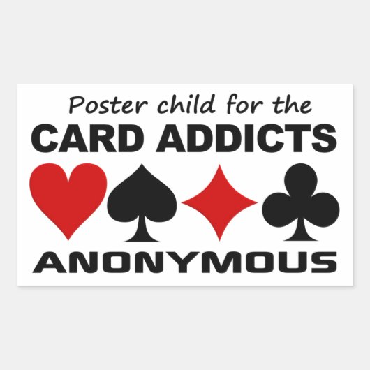 Kaart Addict stickers (Voorkant)