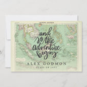  kaart Adventure Graduation Party (Voorkant)