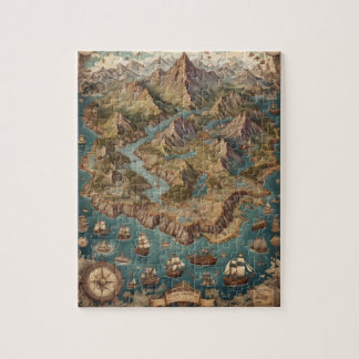  kaart Adventure Legpuzzel