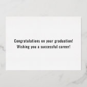 Kaart Afstuderen brandweerkorps Rood Lijn (Achterkant)