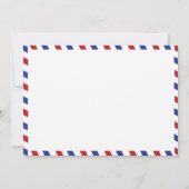 Kaart Airmail Wedding Blessings (Achterkant)