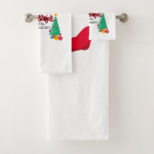 Kaart Als katten kerstliedjes zouden sturen, dan z Bad Handdoek (Insitu)