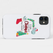 Kaart Als katten kerstliedjes zouden sturen, dan z Case-Mate iPhone Case (Achterkant (horizontaal))