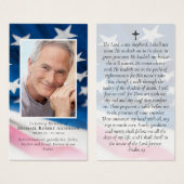 Kaart Amerikaanse vlag Memorial Prayer (Voorkant /achterkant)