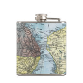 KAART: AUSTRALIË, c1890 Heupfles (Achterkant)