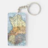 KAART: AUSTRALIË, c1890 Sleutelhanger (achterkant)