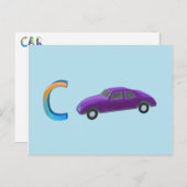 Kaart auto (Voorkant / Achterkant)