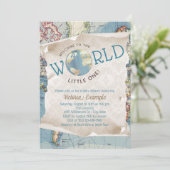 kaart Baby Douche Uitnodigingen (Staand voorkant)