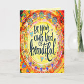 kaart "Beauful Self" (Voorkant)