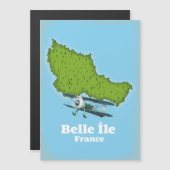 kaart Belle Île France (Voorkant / Achterkant)