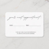 Kaart Benoemingsherinnering Afsprakenkaartje (Voorkant)