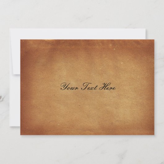 kaart bestemming bruiloft Dank u Kaart (Achterkant)