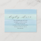 Kaart blauw Stripes Display Shower Enclosure (Voorkant)