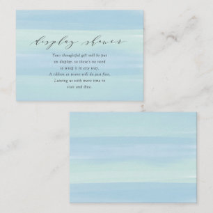 Kaart blauw Stripes Display Shower Enclosure