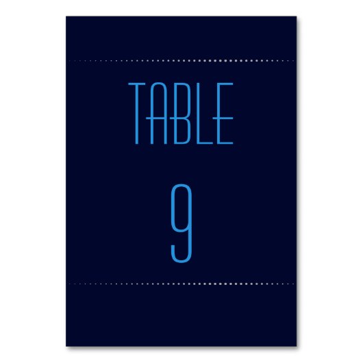 Kaart blauwe haaientafel (Voorkant)