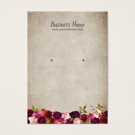 Kaart  Bourgogne Floral (Voorkant)