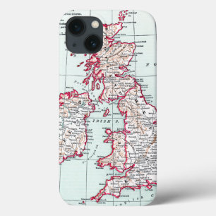 KAART: BRITISH ISLES, c1890 iPhone 13 Hoesje