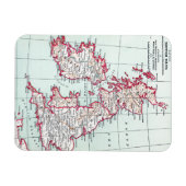 KAART: BRITSE ISLES, c1890 Magneet (Horizontaal)