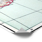 KAART: BRITSE ISLES, c1890 Poster (Hoek)