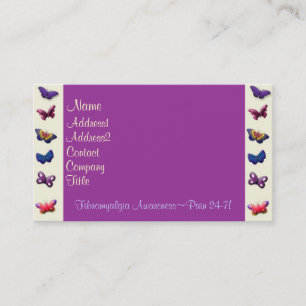 Kaart-Butterflies voor zakelijk gebruik/profiel Visitekaartje
