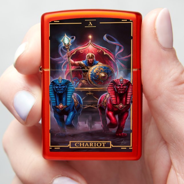 Kaart Chariot Tarot (In Hand)
