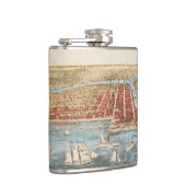 KAART: CHICAGO, c1857 Heupfles (Rechts)