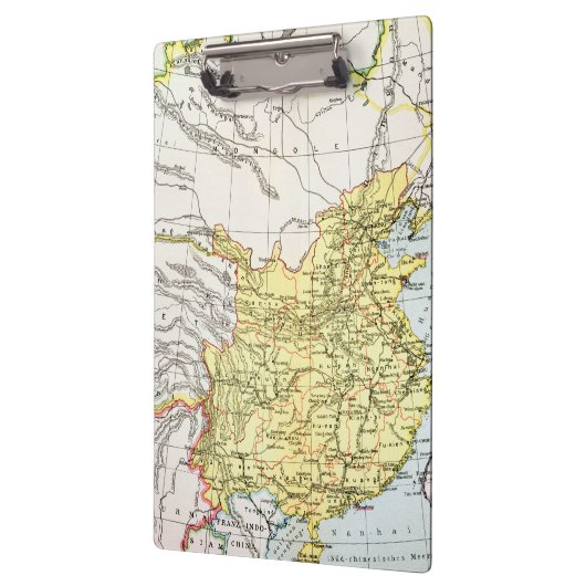 KAART: CHINA, 1910 KLEMBORD (Links)