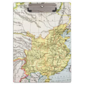 KAART: CHINA, 1910 KLEMBORD (Voorkant)