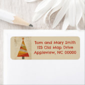 Kaart Christmas Tree label (Insitu)