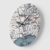 KAART: CIVIL WAR, 1861 GROTE KLOK (Hoek)