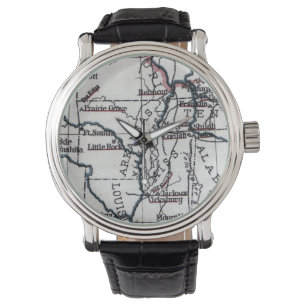 KAART: CIVIL WAR, 1861 HORLOGE