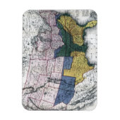 KAART: CIVIL WAR, 1864 MAGNEET (Verticaal)