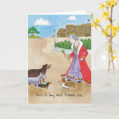 Kaart - Corgi Queen (Gele Bloem)