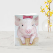 Kaart/de Dierlijke Kaart van het Varken van het (Gele Bloem)