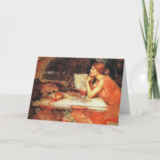 Kaart: De tovenares - John Waterhouse Feestdagen Kaart (Voorkant)